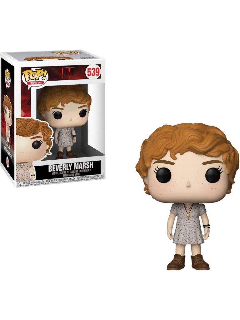 Collectible IT Movie Figure - Beverly with Key Necklace, Funko POP! Multicolor